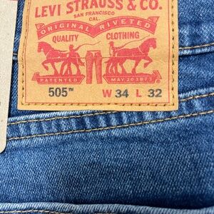 Men’s Brand New Never Been Worn Levi 505 Jeans Multiple Sizes
